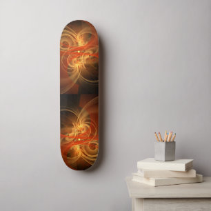 Abstrakte Skateboard der Morning Magic
