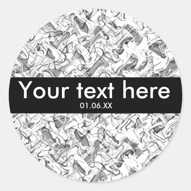 Abstrakte Smoke Grunge Boys Stickers (Vorderseite)