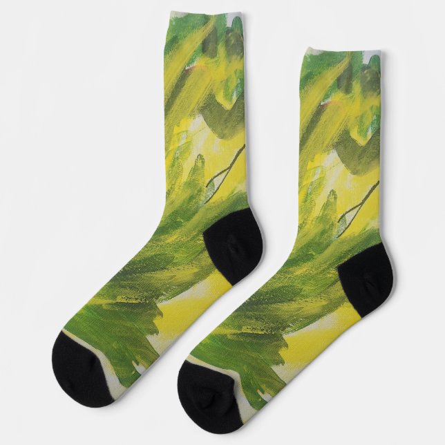 Abstrakte Socken (Linkes Detail)