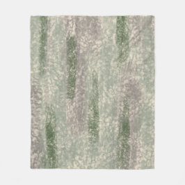 Abstrakte Soft Hues Grau Beige Moss & Stone Fleecedecke