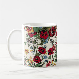 Abstrakte solide Blume, alles über Design Kaffeetasse