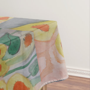 Abstrakte Sonnenblumen Tischdecke
