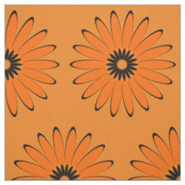 Abstrakte Sonnenblumenmuster Stoff