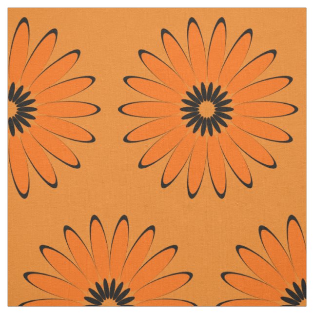 Abstrakte Sonnenblumenmuster Stoff (Muster)