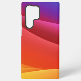 Abstrakte Sonnenuntergang-Farben in einem elegante Samsung Galaxy Hülle