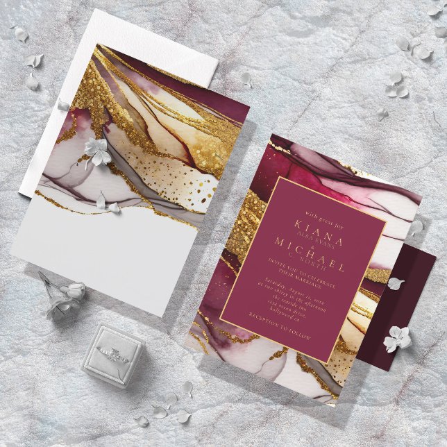 Abstrakte Sparkling Wedding Wine Red ID1018 (Von Creator hochgeladen)