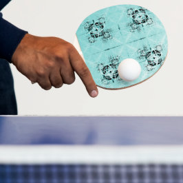 Abstrakte Spiral Delight Ping Pong Paddle Tischtennis Schläger