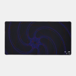 Abstrakte Spiraldesign Maus Pad Schreibtisch matte Schreibtischunterlage
