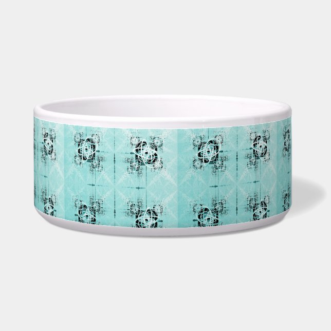 Abstrakte Spirale Keramik Pet Bowl Napf (Rechts)