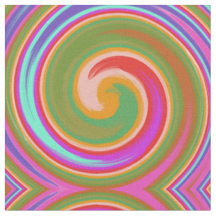Abstrakte Spirale Stoff