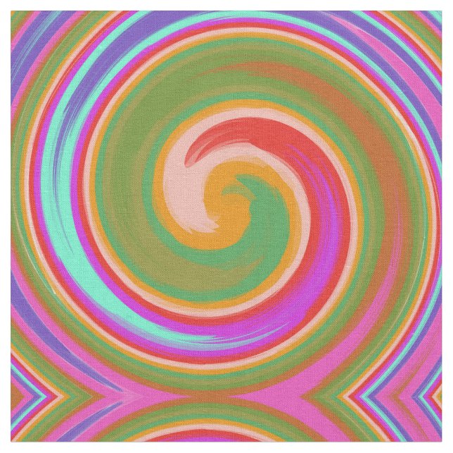 Abstrakte Spirale Stoff (Nahaufnahme)