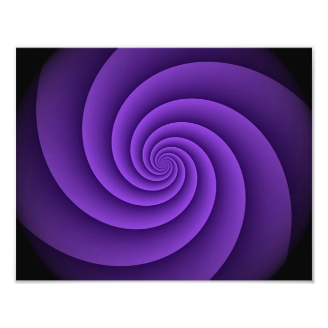 Abstrakte Spiralen IV Fotodruck (Vorne)