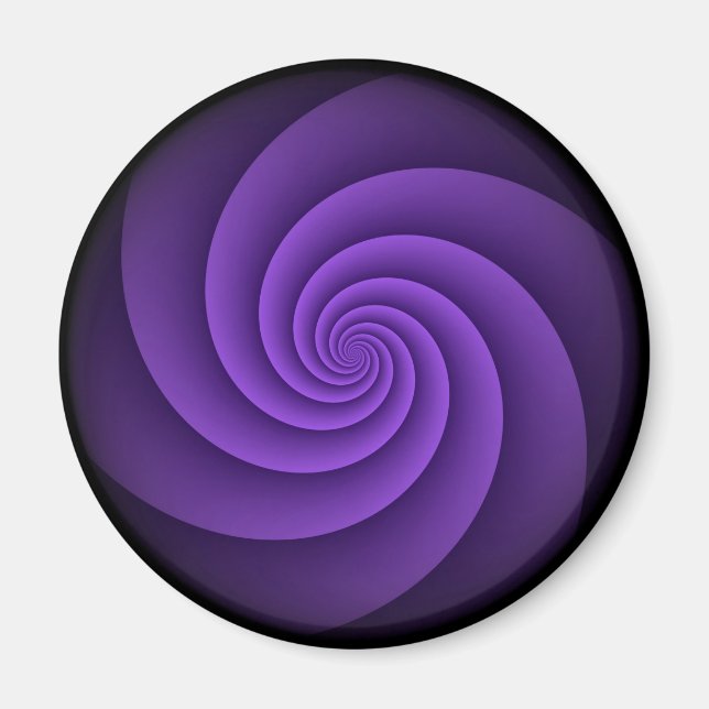 Abstrakte Spiralen IV Magnet (Vorne)