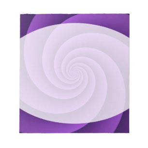Abstrakte Spiralen IV Notizblock