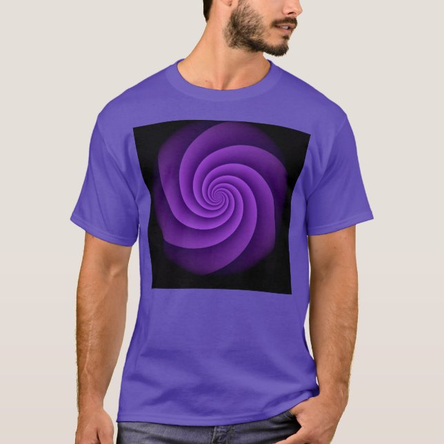 Abstrakte Spiralen IV T-Shirt (Vorderseite)
