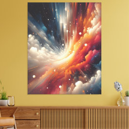 Abstrakte Spray Paint Leinwanddruck