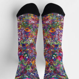 Abstrakte Spritzer Socken