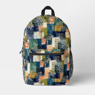 Abstrakte SQL-Muster Bedruckter Rucksack