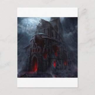 Abstrakte Stadt Vampire Mill Postkarte