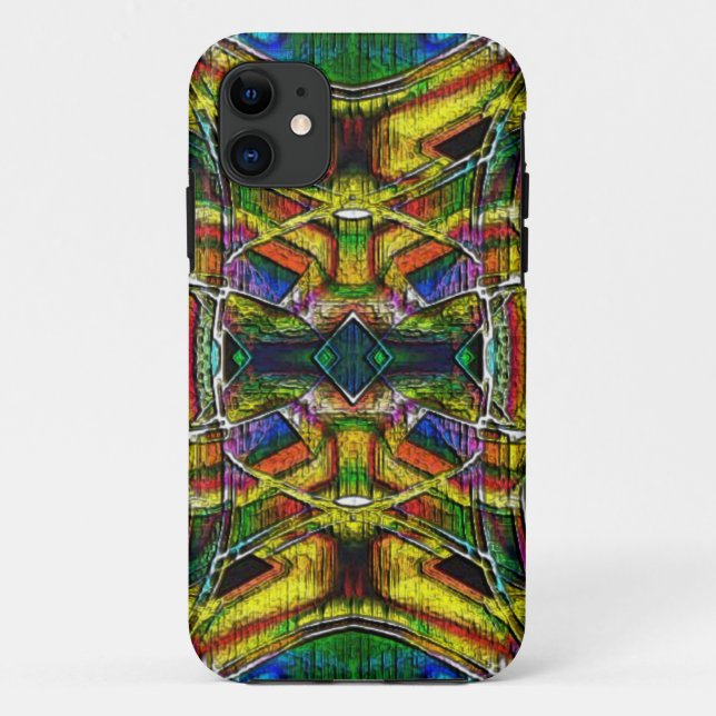 Abstrakte Stammesdesigns, geschnitzt Case-Mate iPhone Hülle (Rückseite)