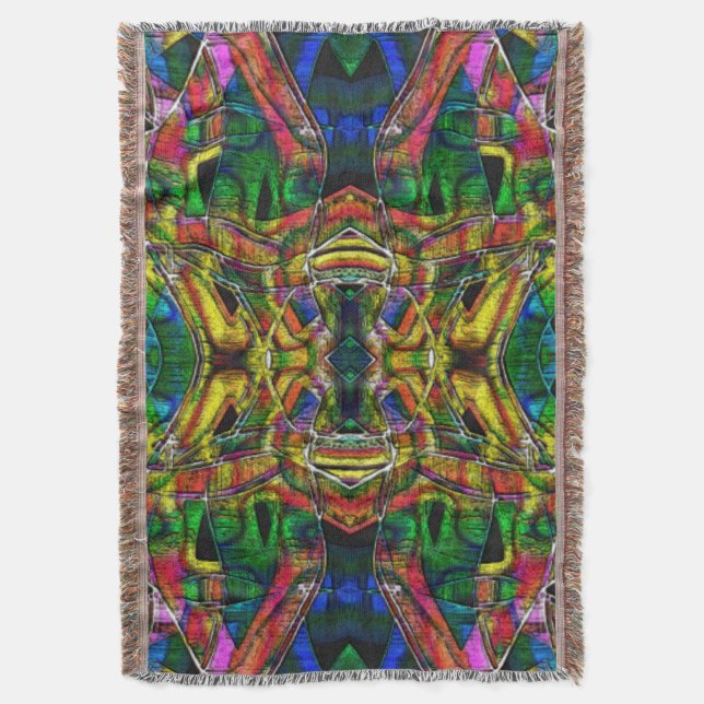 Abstrakte Stammesdesigns, geschnitzt Decke (Vorderseite Vertikal)