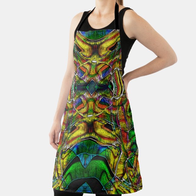 Abstrakte Stammesdesigns, geschnitzt Schürze (InSitu)