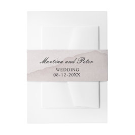 Abstrakte staubige Rose personalisierte Hochzeit Einladungsbanderole