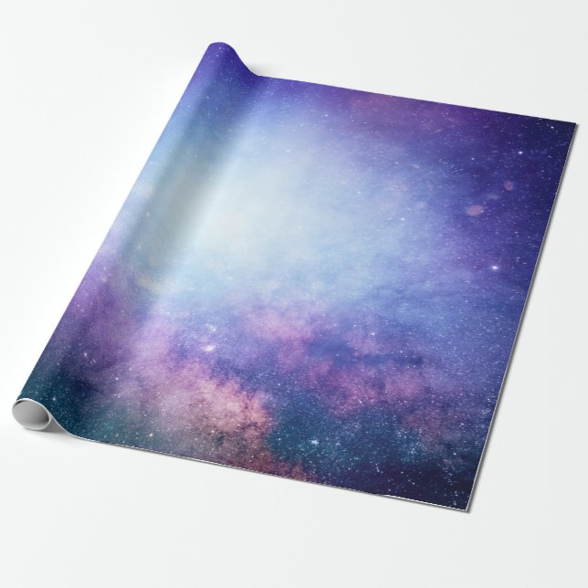 Abstrakte Sterne des Universums Geschenkpapier (Ungerollt)