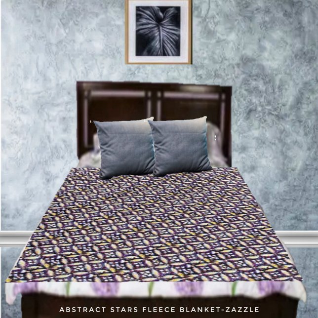 Abstrakte Sterne Fleecedecke (Von Creator hochgeladen)