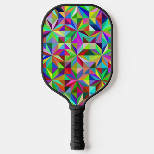Abstrakte Sterne Pickleball Schläger (Vorderseite)