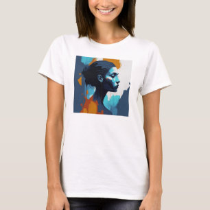 Abstrakte Stille: Elegante Silhouette T-Shirt