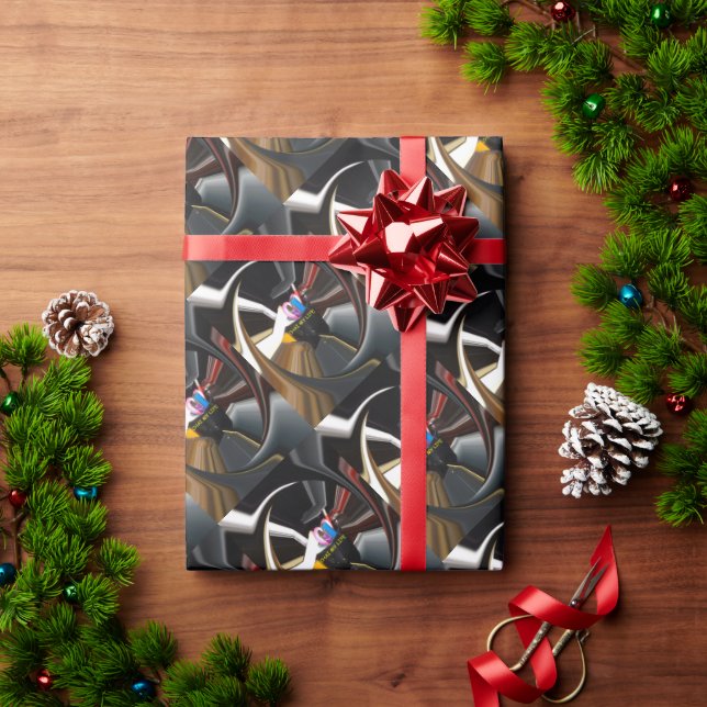 Abstrakte Stillleben Tee Tasse Büro Stationäre Kun Geschenkpapier (Feiertagsgeschenk)