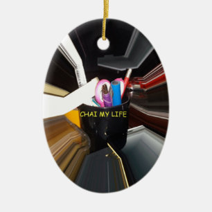 Abstrakte Stillleben Tee Tasse Büro Stationäre Kun Keramik Ornament