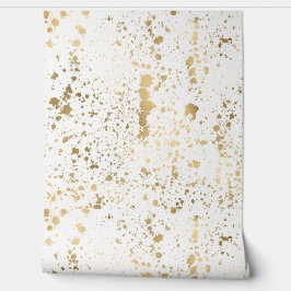 Abstrakte Streifen aus Gold Spritzer Tapete