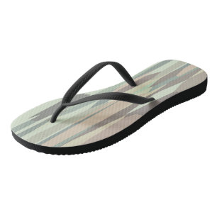 abstrakte Streifen Flip Flops