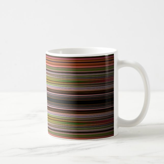 Abstrakte Streifen Kaffeetasse (Rechts)