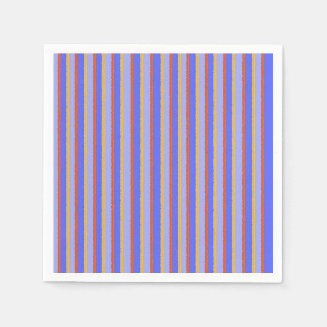 abstrakte Streifen moderne Kunst Serviette (Vorderseite)
