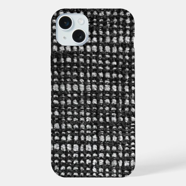 Abstrakte Stricktextur iPhone Hülle (Rückseite)