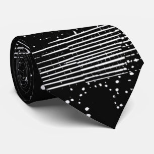 Abstrakte Strip Dot Neck Krawatte