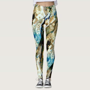 abstrakte südwestliche Rockkunst Leggings