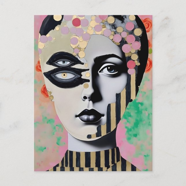 abstrakte surreal postkarte (Vorderseite)