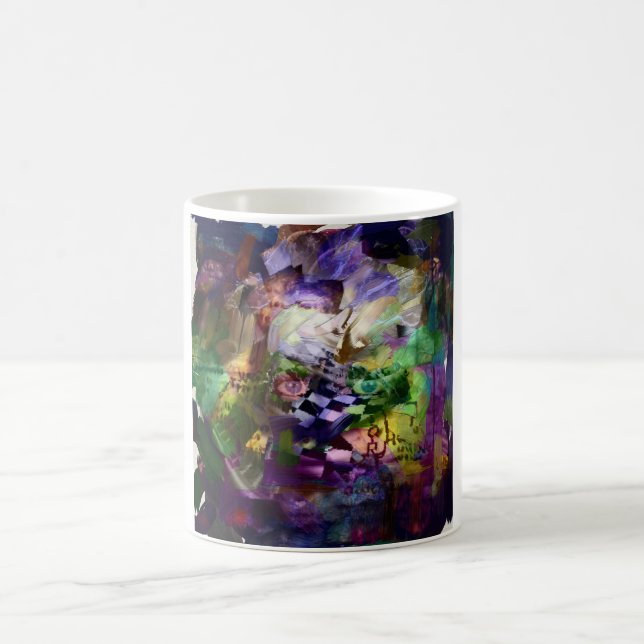 Abstrakte Symbolfläche Kaffeetasse (Mittel)