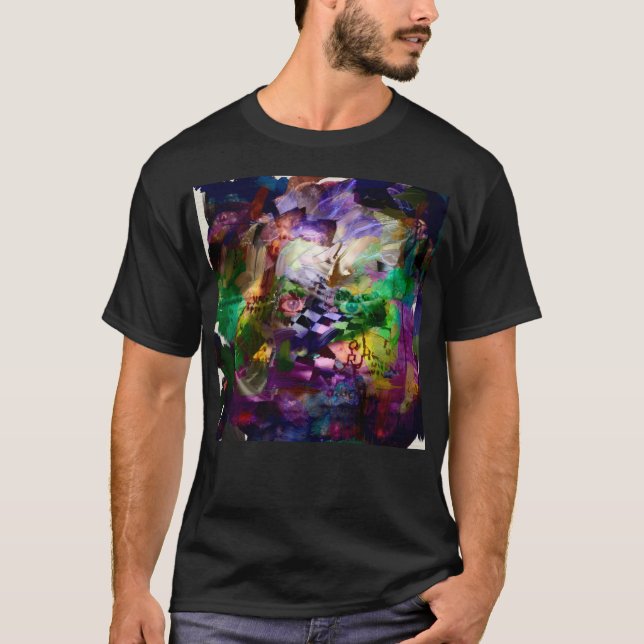 Abstrakte Symbolfläche T-Shirt (Vorderseite)