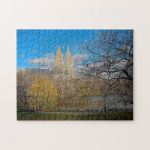 Abstrakte Szene. Central Park New York. Puzzle
