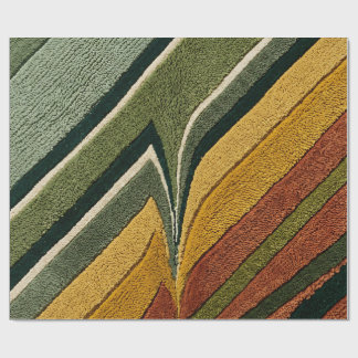 Abstrakte Talstreifen Moosrost-Wrap-Papier Geschenkpapier