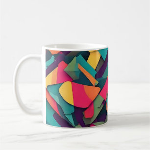 Abstrakte Tarnung Kaffeetasse