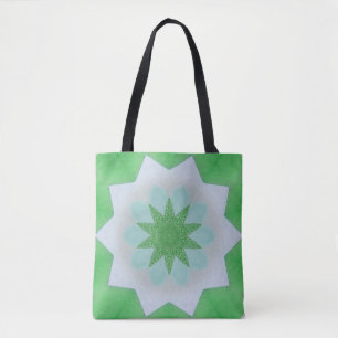 Abstrakte Tasche aus Meerglas