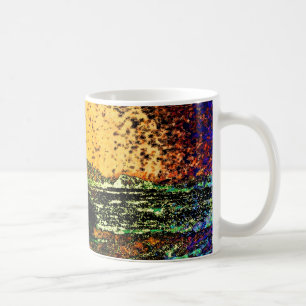 Abstrakte Tasse der Sonne
