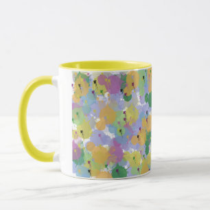 Abstrakte Tasse in der Farbpalette - Lebhafter kün