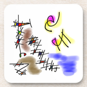 abstrakte Taucher Untersetzer